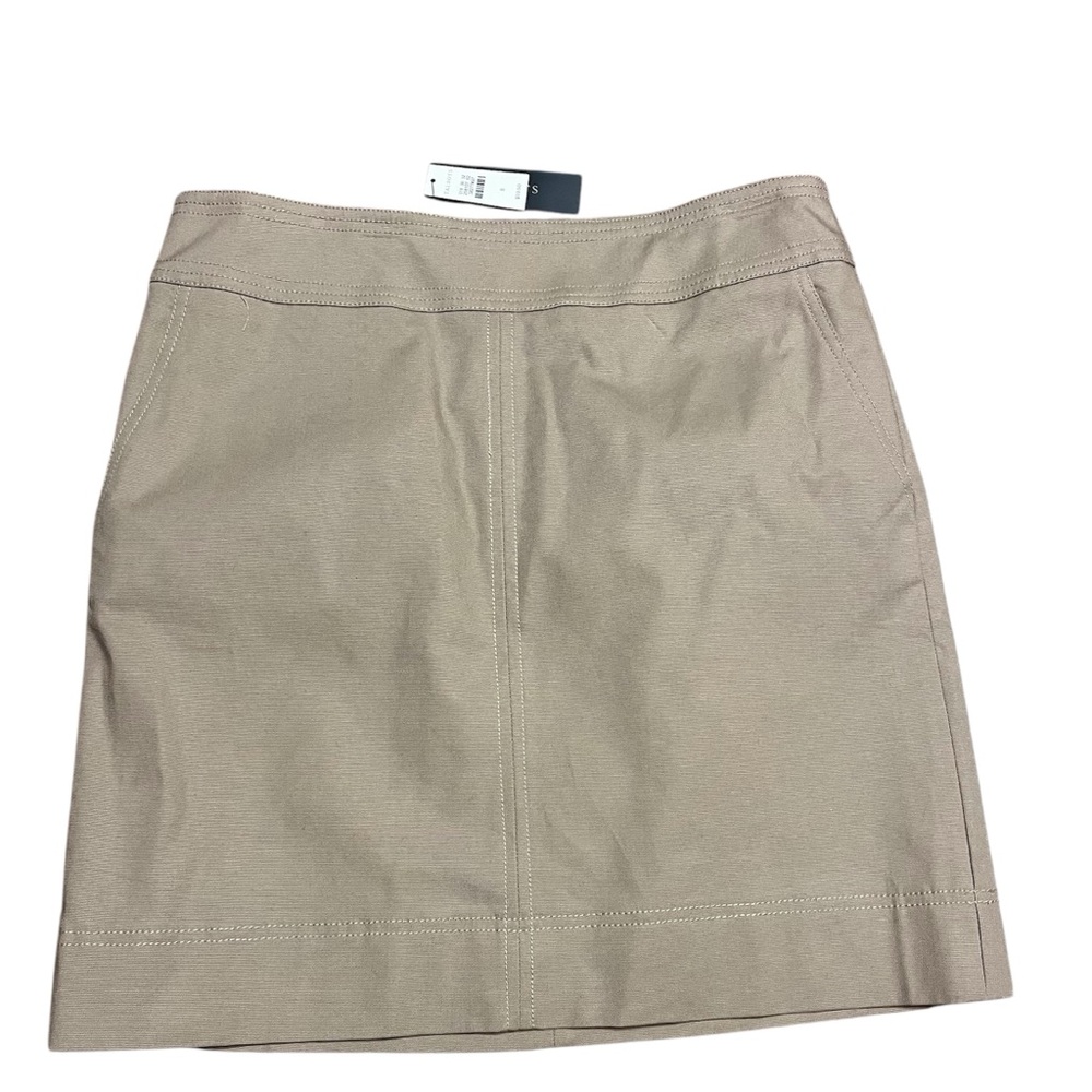 Talbots cotton khaki skirt. NWT size 8
